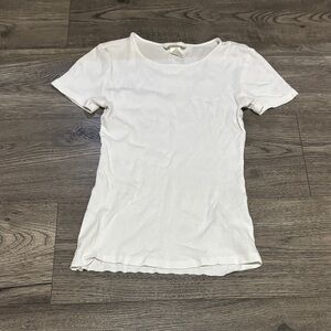 H&M White Short Sleeve Tee